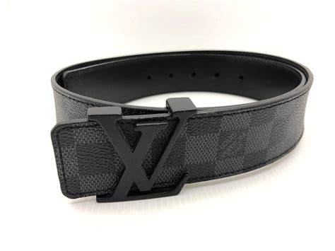 black and white lv belt.